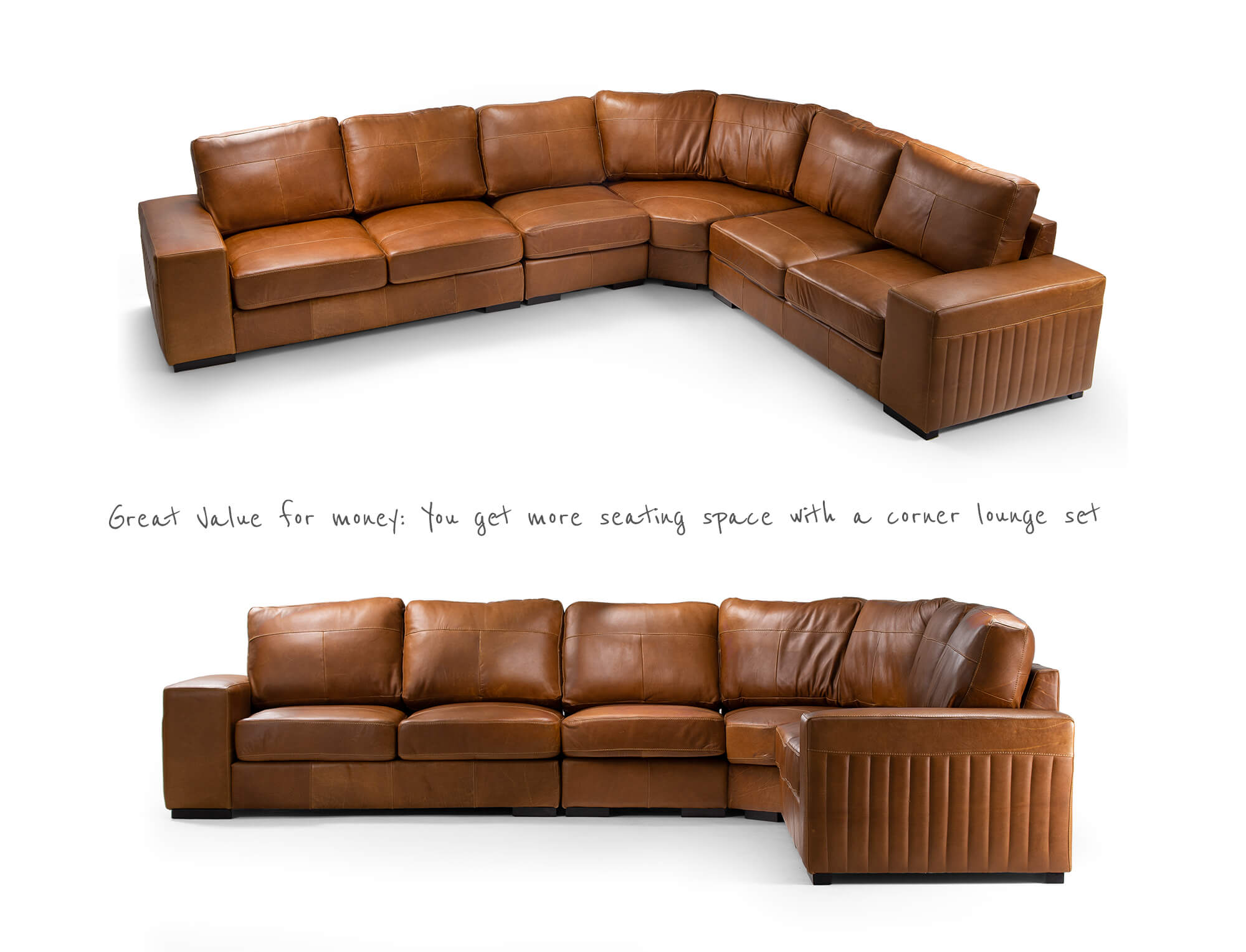 corner leather couch